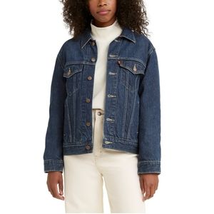 Levi's Plaid-Panel Denim Jacket